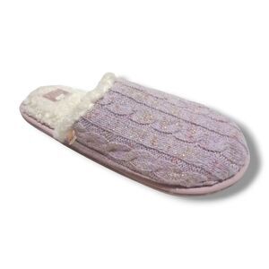Reef Snuggles Slip On Slippers-Size Large-US 7/8-Lilac Purple-Faux Fur Lining